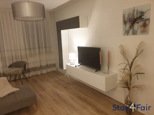 living room in 2 room apartment near Hannover city center