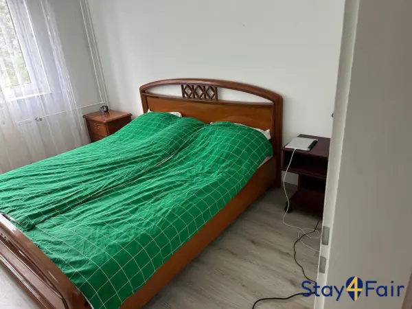 bedroom in 3 room apartment near Hannover exhibition center