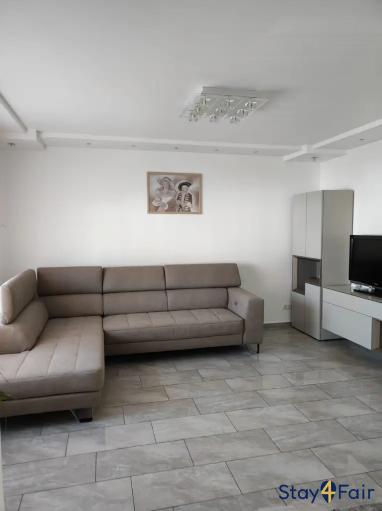 spacious living room in private house near Hannover exhibition center