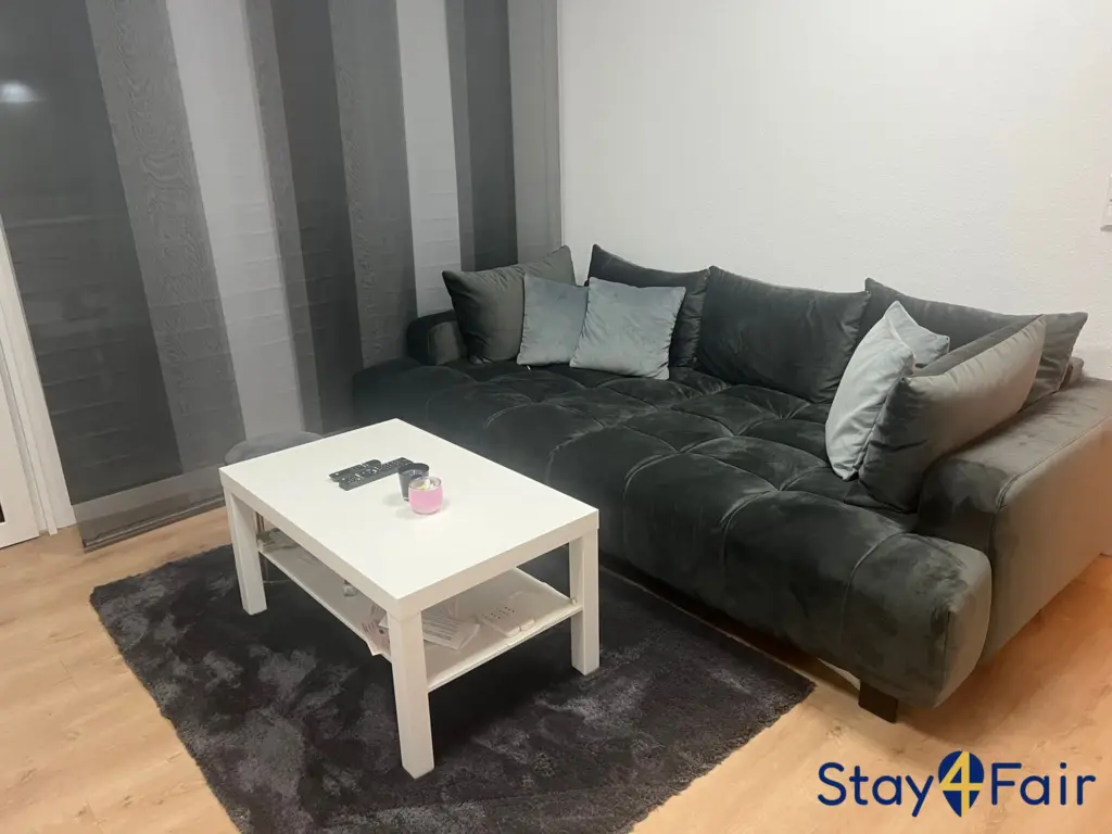 modern living room in apartment near Hannover exhibition center