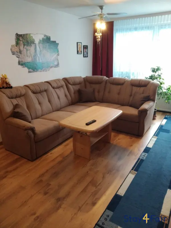 living room in 2 room apartment near Hannover Messe Süd