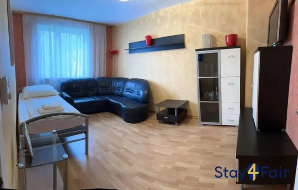 cozy living room in 2 room apartment near Hannover city center