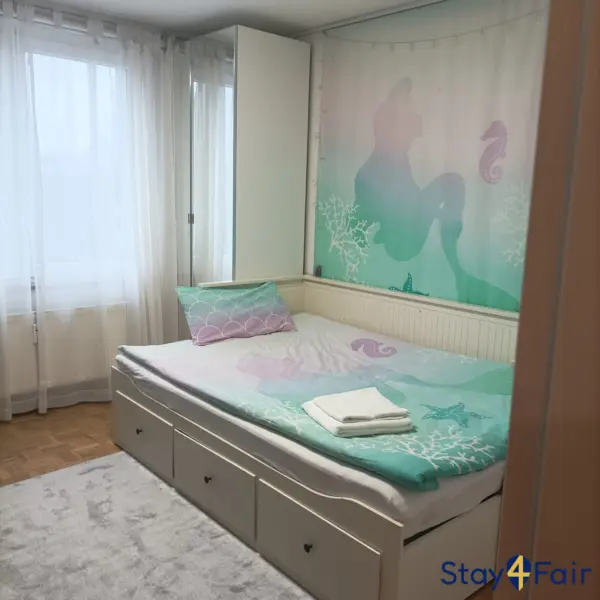 apartment with double bed single bed sofa bed Hannover