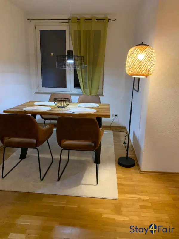 apartment only steps away from Hannover exhibition center entrance