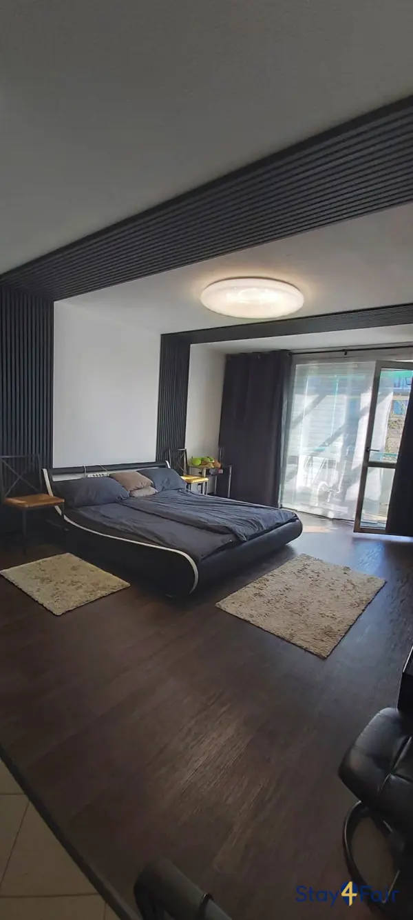sleeping area in apartment near Hannover exhibition center