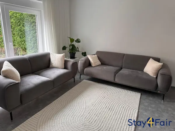 cozy living room in private house near Hannover Messe