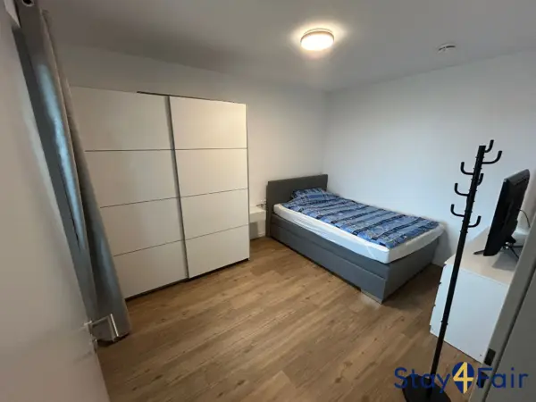 bedroom in new apartment near Hannover exhibition center